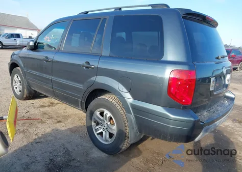 2005 Honda Pilot Ex-L из США, поврежденный, VIN 5FNYF18645B044365